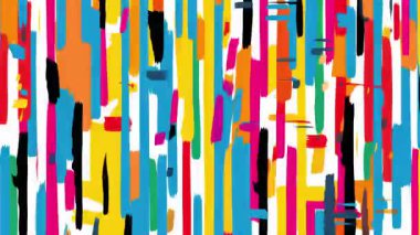 Kalın soyut boya darbeleri arka plan, katmanlı renkli fırça izleri, anlamlı el boyası doku, komik çizgi film çizimleri, dinamik pop sanat kompozisyonu, sanatsal grunge yüzey