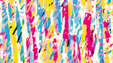 Yoğun dikey boya yağmuru soyut arka plan, renkli el boyası vuruşlar, enerjik grunge çizgi film dokusu, karışık renk fırçası izleri, anlamlı modern sanatsal yüzey, kaotik soyut illüstrasyon