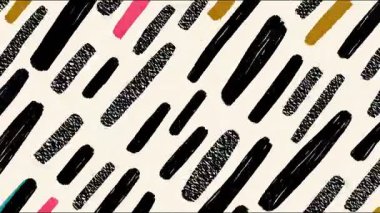 Soyut asgari siyah çizgiler, el kısa fırça izleri, bej ışıklı arka plan, kaba desenli vuruşlar, basit sanatsal ritim, ince renk aksanlı modern soyut yüzey kompozisyonu