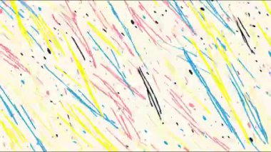 Soyut el çizimleri, çapraz çizim çizgileri, parlak sarı pembe renkler, minimum sanatsal desen, dağınık mürekkep noktaları, oyuncu fırça dokusu, soyut arkaplan, anlamlı boyalı yüzey kompozisyonu