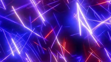 Gelecekçi neon çizgileri arka plan, köşegen ışık demetleri, mor mavi turuncu parıltı çizgileri, soyut enerji dokusu, dinamik lazer hareketi, canlı siber punk tarzı ışık arkaplanı