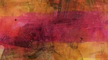 Kırmızı turuncu grunge doku arka plan, boyalı soyut yüzey, kaba fırça darbeleri, sıkıntılı boya katmanları, kirli sanatsal tuval, anlamlı renk lekeleri, çizik boya dokusu, kaotik sanat arka plan, animasyon grunge yüzey