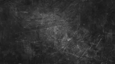 Sert çizik çizgileri olan koyu siyah grunge dokusu, soyut sıkıntılı yüzey, kaba boya arkaplanı, siyah üzerinde kaotik beyaz çizikler, ham anlamlı sanat dokusu, endüstriyel kirli zemin, dramatik yüksek kontrast grunge materyali