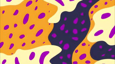 Soyut organik şekiller, renkli damlalar, sıvı karikatür arka plan, pembe turuncu palet, yumuşak yuvarlak biçimler, el çizimi doku, şakacı soyut çizimler, psikedelik renk alanları, modern grafik tasarımı