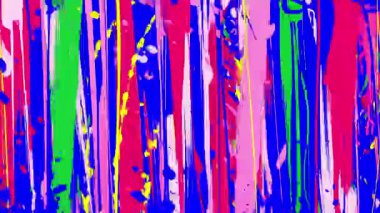 Dikey boya damlaları, renkli sıvı vuruşlar, el yazısı arka plan, grunge sokak sanat dokusu, akıcı fırça çizgileri, anlamlı soyut hareket