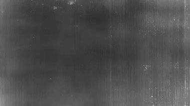 Ağır grunge analog dokusu karanlık tarafı soluk, dikey çizikler, aşınmış yüzey, sıkıntılı klasik film görüntüsü, soyut animasyon arka plan güçlü ses, tahıl ve yaşlı monokrom karakter ile örtüşüyor