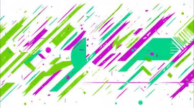 Hızlı hareket eden soyut çizgiler, renkli köşegen şekiller, enerjik mizah tarzı illüstrasyon, kalın grafik hız arkaplanı, canlı pop sanat tasarımı