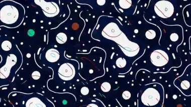 Soyut sıvı şekiller desen, organik damlalar, akıcı çizgi film formları, esmer oyuncu arka plan