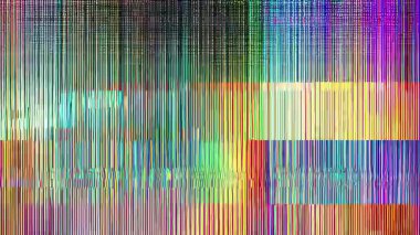 Dikey RGB hata çizgileri, kromatik müdahale çizgileri, dijital bozulma çubukları, gökkuşağı ışık çizgileri, tarama çizgisi dokusu, soyut siber punk sinyal hatası arkaplanı