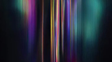 İnce çok renkli ışık çizgileri, soyut parazit dokusu, fütüristik dijital gürültü, kromatik çarpıtma, neon spektrum çizgileri, sinematik optik ışık sızıntıları, analog açık estetik, minimal tekno görsel bozukluk