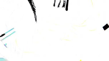 Beyaz boşluk, mürekkep izleri, el çizgileri, kaba boya izleri, ince doku, karışık medya yüzeyi, sanatsal negatif alan kompozisyonu, deneysel soyut tasarımı, ham dışavurum tarzı