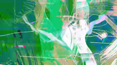 Yeşil ve şeftali boyası katmanları, el çizgileri, grunge dokuları, şeffaf fırça darbeleri, organik şekiller, sanatsal kolaj bileşimi, dışavurumsal renk karışımı, modern soyut yüzey, yaratıcı desen