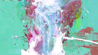 Soyut turkuaz kırmızı grunge boya dokusu, sıvı boya damlaları, kaotik mürekkep damlaları, sıkıntılı karışık medya kolajı, anlamlı el fırçası darbeleri, dinamik soyut sanat arka planı, renkli grunge yüzey