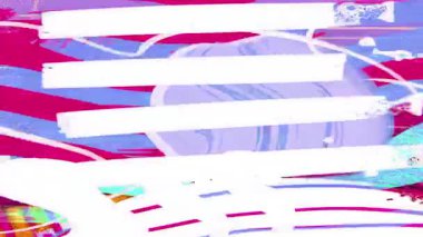 Soyut karma medya kolajı, koyu beyaz fırça darbeleri, pembe kırmızı mavi renk katmanları, el çizimi boya izleri, grunge doku, sanatsal karalamalar, kaba akrilik şekiller, dışavurumsal sanat kompozisyonu, modern soyut deseni