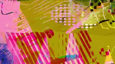 Soyut sarı grunge arka plan kaba boya vuruşları, el çizgileri, sıkıntılı doku, anlamlı karışık medya yüzeyi, modern sanatsal kompozisyon