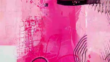 Grunge soyut boya dokusu arka plan, anlamlı el darbeleri, kaba fırça izleri ve çizikler, katmanlı karışık medya yüzeyi, psikedelik sanatsal zemin, analog sıkıntılı sanat tarzı