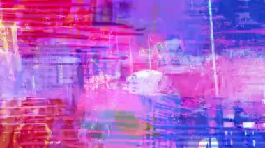 Canlı soyut grunge arkaplan, katmanlı el çizimi boyalar, analog fırça darbeleri, karalama işaretleri, karışık medya kolajı yüzeyi, psikedelik sanatsal arkaplan, animasyon dokusu