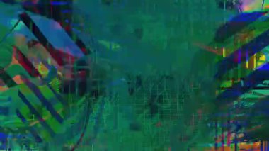 Koyu yeşil doku arka planı, katmanlı dijital bozulma, grunge fırça darbeleri, ağ örgüsü şablonu, karışık medya kolajı yüzeyi, soyut etkileşim bileşimi, sinematik hareket arkaplanı