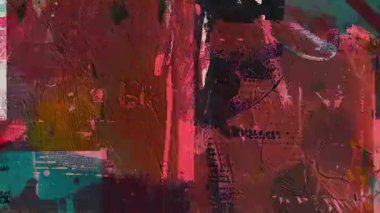 Kırmızı grunge soyut arkaplan tipografik parçalar, çizilmiş boya dokusu, sıkıntılı poster yüzeyi, katmanlı kirli şehir tuvali, kaba grafiti izleri, klasik sokak sanat arkaplanı