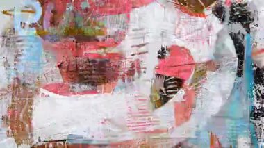 Yüksek kontrastlı grunge dokusu, beyaz sıkıntılı yüzey, siyah çizikler ve izler, yırtık kağıt etkisi, analog gürültü dokusu, hasarlı baskı örtüsü, soyut kaba tuval animasyonu