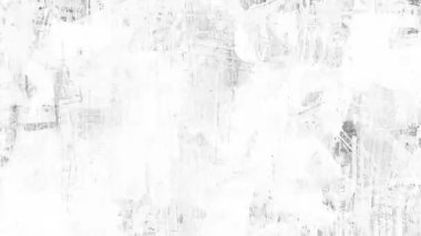 Grunge soyut doku arka planı, siyah ve beyaz sıkıntılı yüzey, kaba boya darbeleri, çizilmiş kağıt dokusu, analog gürültü katmanları, yıpranmış tuval etkisi, kirli kaplama, hasarlı yüzey, endüstriyel baskı estetiği, animasyon grunge fon