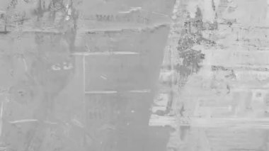 Somut yüzey görünümlü gri soyut grunge dokusu, kabataslak alçı katmanları, çizik duvar dokusu, analog gürültü, endüstriyel çürüme, aşınmış madde, asgari monokrom bileşimi
