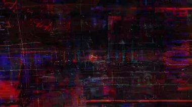 Koyu kırmızı soyut grunge doku arka plan, katmanlı dijital ağ elementleri, çizilmiş boya yüzeyi, karışık medya kolajı, ağır analog gürültü, endüstriyel hasar, yoğun kontrast ile aşınmış kaotik doku