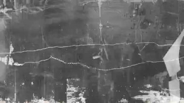 Çatlak yüzeyi olan gri grunge soyut dokusu, katmanlar gibi beton, sıkıntılı boya izleri, kabaca çizilmiş arkaplan, hasarlı duvar estetiği, minimal endüstriyel kolaj tarzı, kirli analog yüzey, hareketli animasyon grafiği