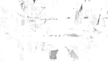 Beyaz sıkıntılı kolaj dokusu, yırtık kağıt parçaları, çizik yüzey, soyut poster arkaplanı, hasarlı baskı katmanları, minimal grunge tasarımı, kirli analog dokusu, kaba hareket grafik örtüsü