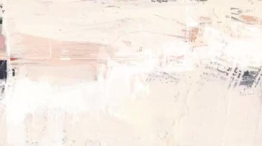 Açık bej renkli gazete dokusu, soluk kağıt arkaplan, hafif sıkıntılı yüzey, soyut vintage kolaj, yumuşak mürekkep izleri, katmanlı karışık ortam bileşimi