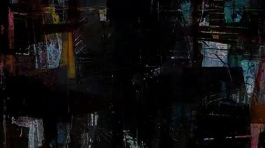 Koyu endüstriyel grunge dokusu, siyah soyut arkaplan, sıkıntılı çizik yüzey, ince mavi ışık çizgileri, kentsel karışık medya kompozisyonu, cesur ses efekti