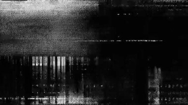 Dikey bozulma, yarım ton gürültü, analog parazit, yatay yırtılma çizgileri, dijital tarama çizgileri, grunge örtüşmesi, kırık sinyal soyutlaması