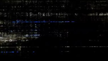 Karanlık veri yağmuru arızası, dağınık piksel ışıkları, siber kod titremesi, dijital matris gürültü dokusu, soyut teknolojik parazit, derin siyah elektronik bozulma