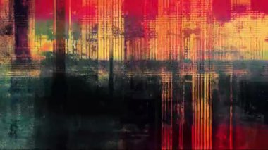 Kırmızı Orange Digital Glitch Doku, Dikey Scanline, Soyut Pixel Gürültü, Analog Bozukluğu, Veri Bozukluğu Arkaplanı, Grunge Kaplaması, RGB Paraziti, Teknik Bozukluk Şablonu, Dark Cyberpunk Doku