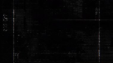 Siyah arıza dokusu, dikey ışık çubukları, dijital gürültü ızgarası, derin gölge paraziti, soyut hasarlı ekran örtüsü