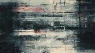 Grunge Siyah Beyaz Soyut Doku, Yatay Smear Bozukluğu, Analog Film Gürültüsü Arkaplanı, Sert Dijital Parazit Şablonu