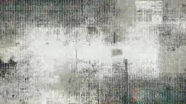 Yüksek kontrast monokrom bozulması dokusu, beyaz gri dijital gürültü arkaplanı, soyut parazit desenli piksel ızgara bozulması, siber statik yüzey, minimum teknik bozulma arkaplanı