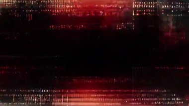 Kırmızı dijital parazit dokusu, yatay arıza çizgileri, siber punk veri bozma arka planı, analog gürültü çizgileri, bozuk sinyal örtüsü, endüstriyel teknoloji arızası, soyut koyu kırmızı teknoloji yüzeyi