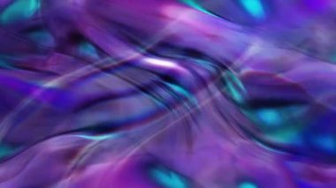 Yumuşak iç parıltısıyla koyu mavi organik sıvı yüzey, düz şekil değiştirme kıvrımları ve dalgalanmaları, soyut akışkan derinlik hareketi, daldırıcı psikedelik doku VJ döngü animasyonu