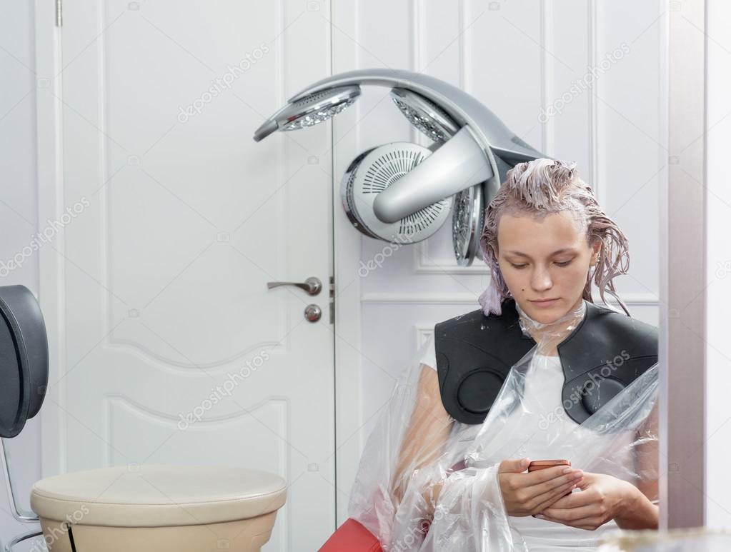 Surfer Girl Blonde Hair Color A Blonde Woman Surfing The Net