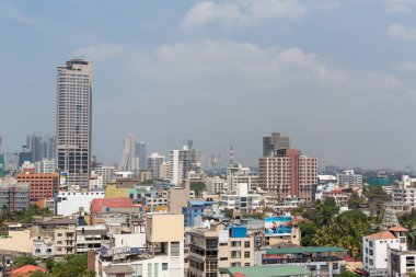 Sri Lanka 'nın Colombo şehri Panoraması. Ocak 2020