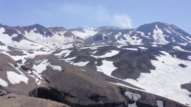 Kamçatka 'daki Mutnovsky volkanı yakınlarındaki Tehlikeli Kanyon.