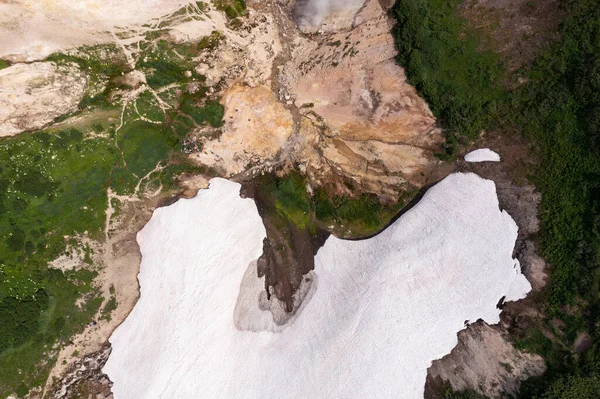 Küçük Gayzerler Vadisi 'ndeki Fumarole tarlaları