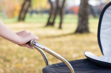 Bir kadın el geziniyor