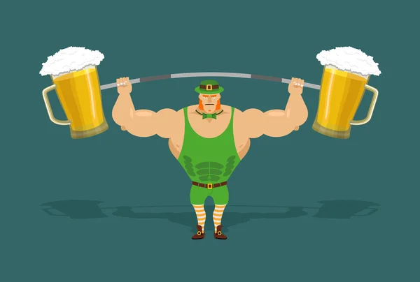 Leprechaun muscle Vector Art Stock Images | Depositphotos