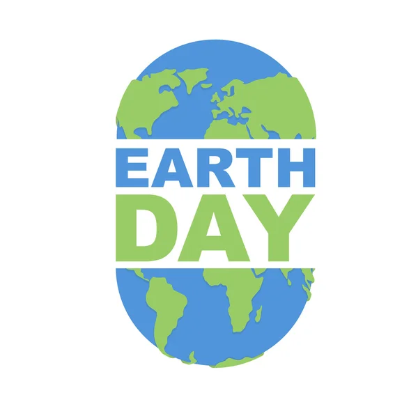 Dzień Ziemi godło. Logo na święta ziemi. — Wektor stockowy