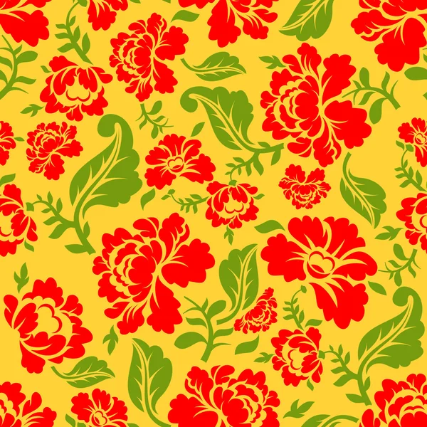 Vector Vintage bloemen naadloze patroonelement. naadloze bloemen — Stockvector