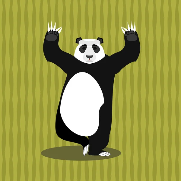 Panda Yoga. Chinese bear yogi. Animal zen and relax #2597825