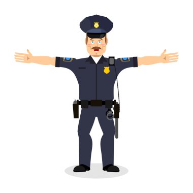İyi dost canlısı polis. Komik Surat Lı Polis. Mutlu noeller 