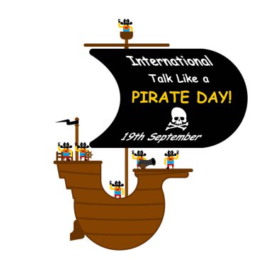 Uluslararası Bir Korsan Gibi Konuşma Günü. Korsanların gemisi